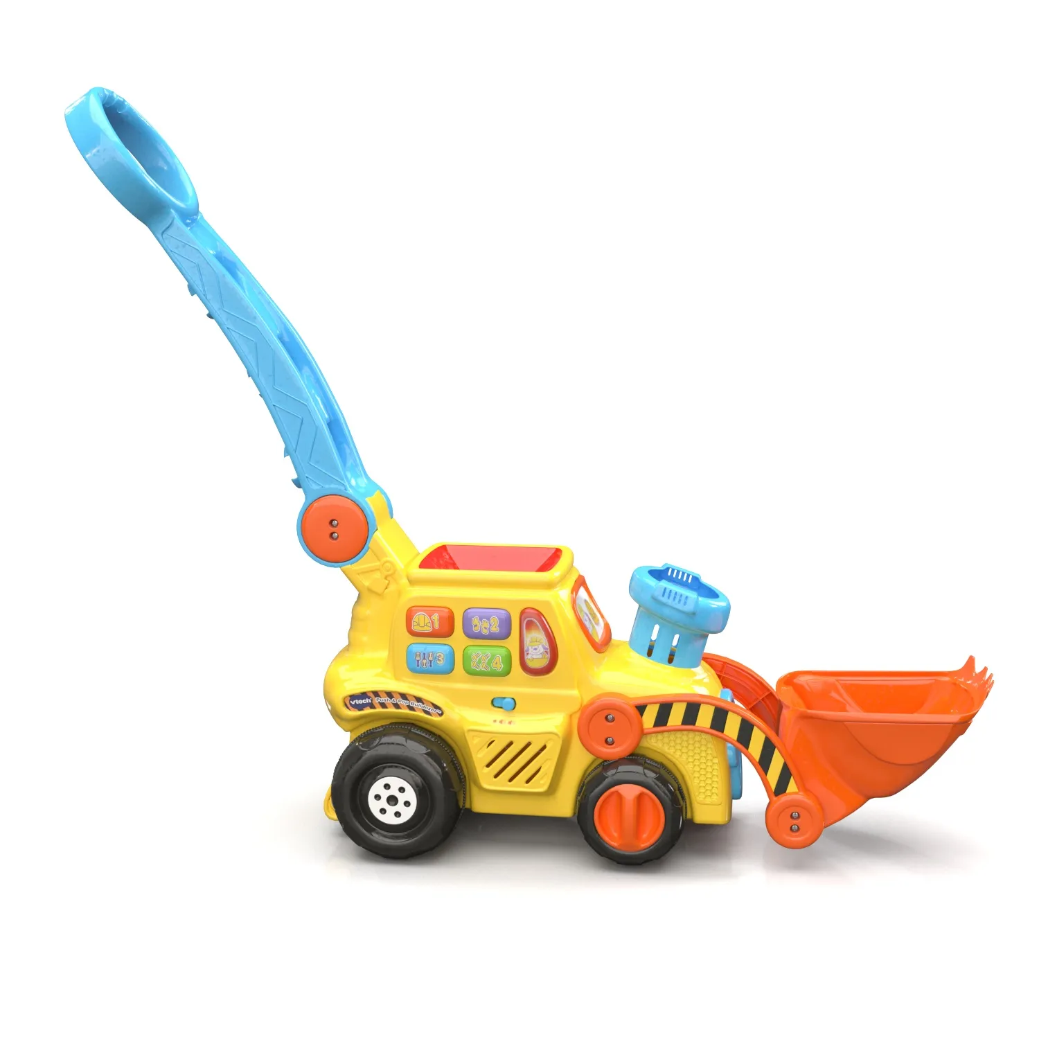 Vtech Push And Pop Bulldozer PBR 3D Model_03